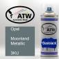 Preview: Opel, Moonland Metallic, 3KU: 400ml Sprühdose, von ATW Autoteile West.